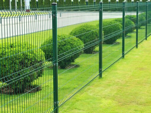 Neat,Fence,Around,A,Private,Area,Outside,The,City
